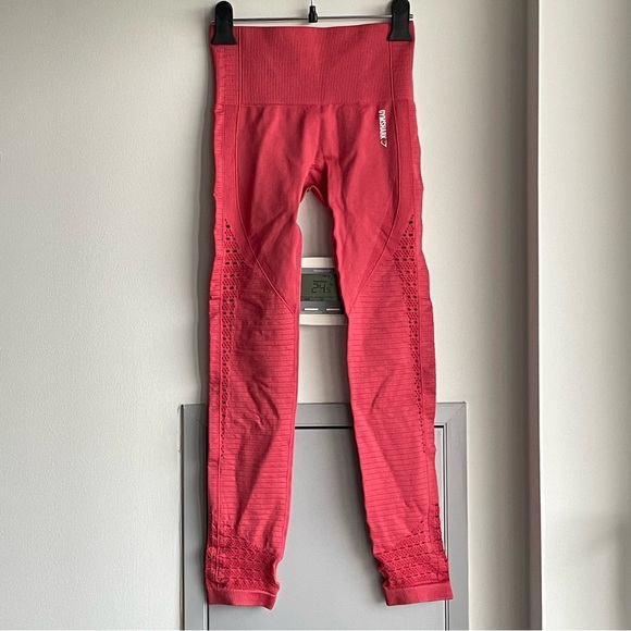 Gymshark Pants - NWOT GYMSHARK Vibrant Red Leggings